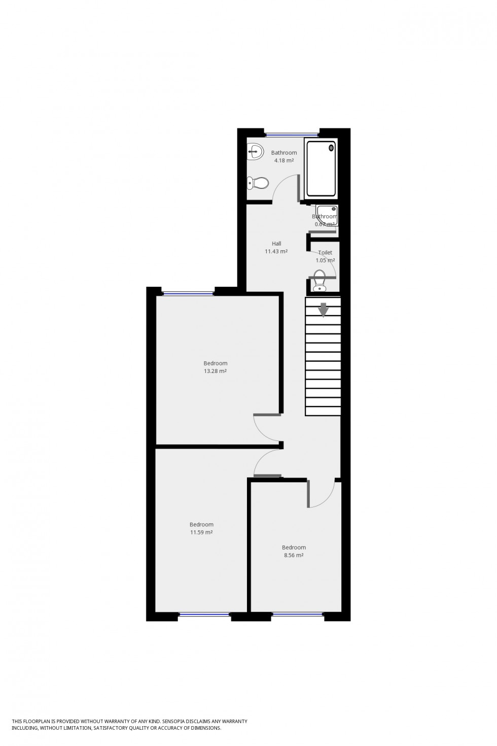 Floorplan for Pennsylvania Road, Exeter