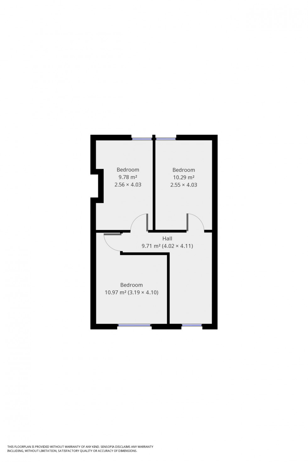 Floorplan for Queens Crescent, Exeter