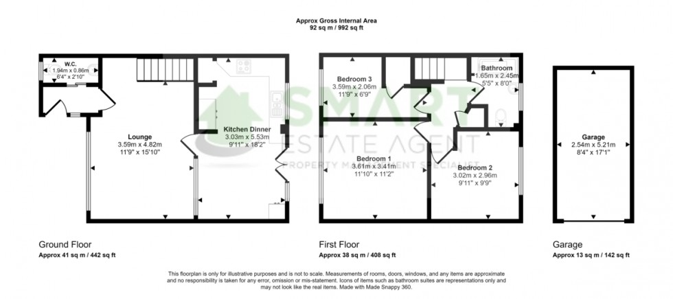 Floorplan for Barley Farm Road, Exeter