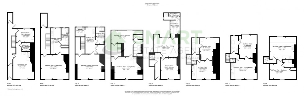 Floorplan for Holloway Street, Exeter