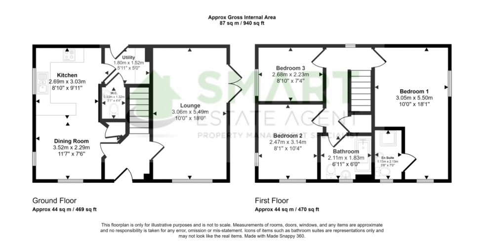 Floorplan for Channings Drive, Tithebarn, Exeter