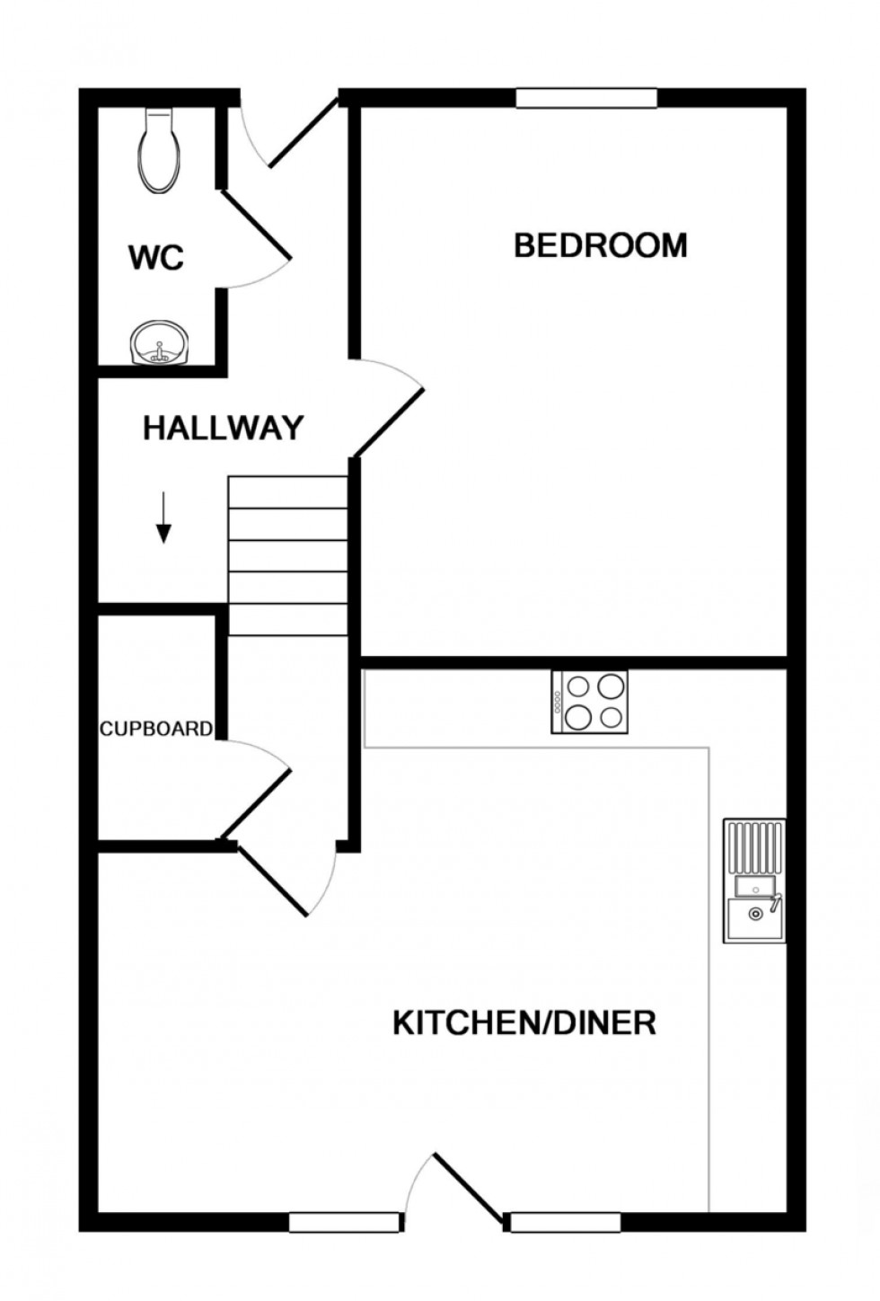 Floorplan for Poltair Meadow, Penryn