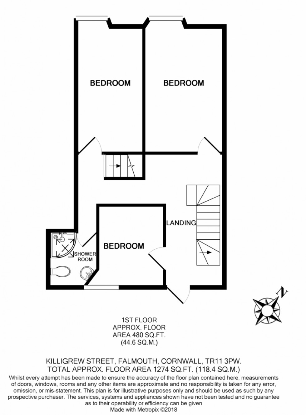 Floorplan for 55 Killigrew Street