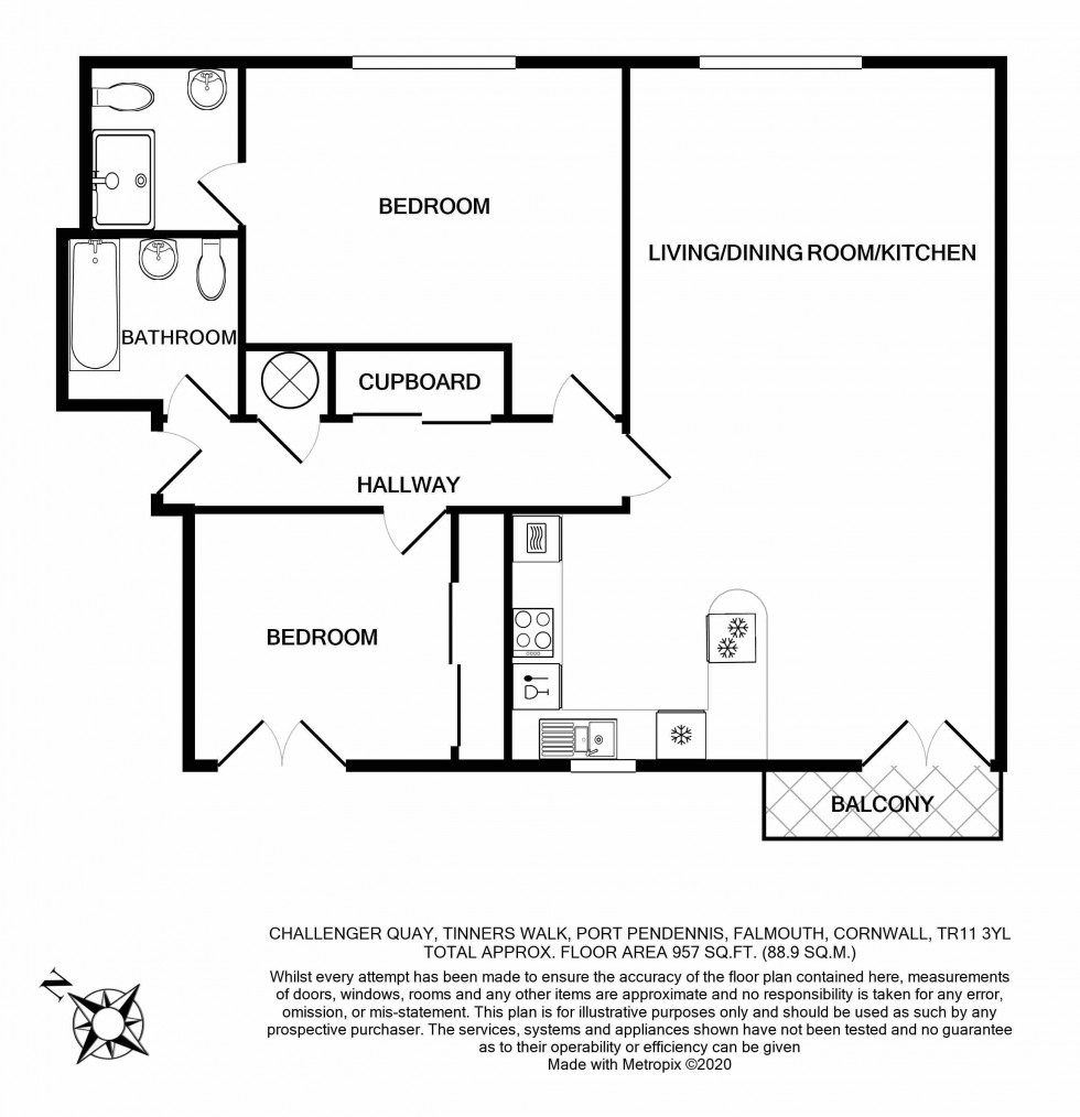 Floorplan for Challenger Quay