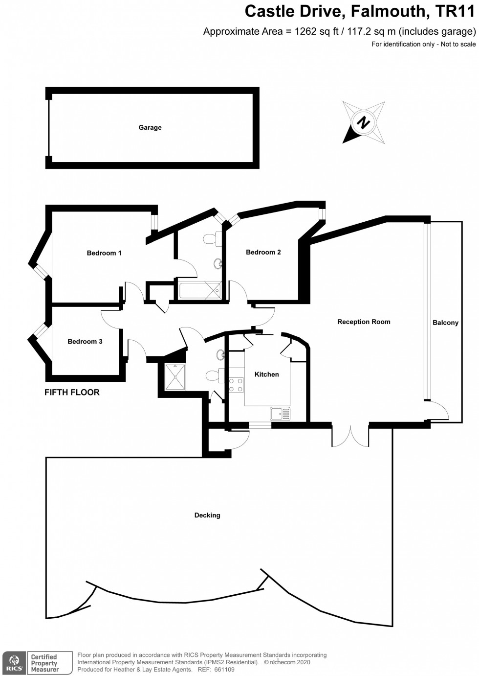 Floorplan for Castle Drive, Falmouth