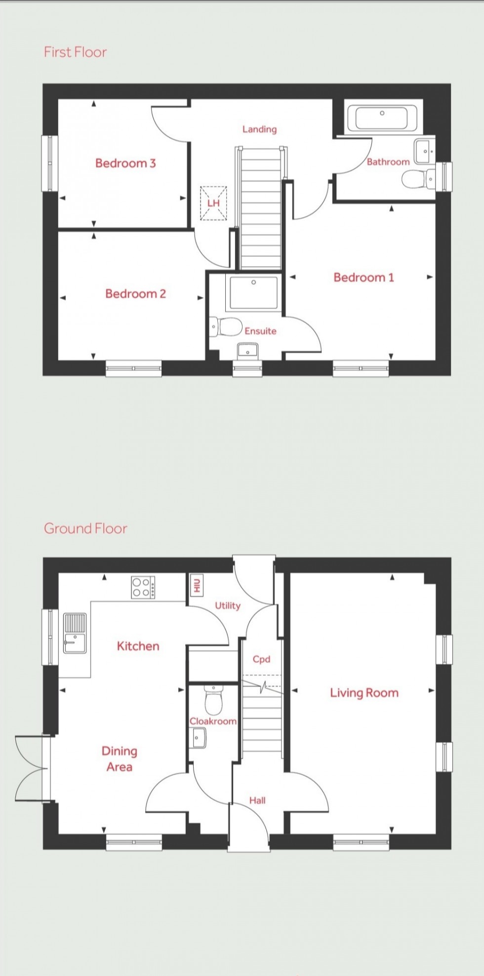Floorplan for Sybil Mead, Exeter