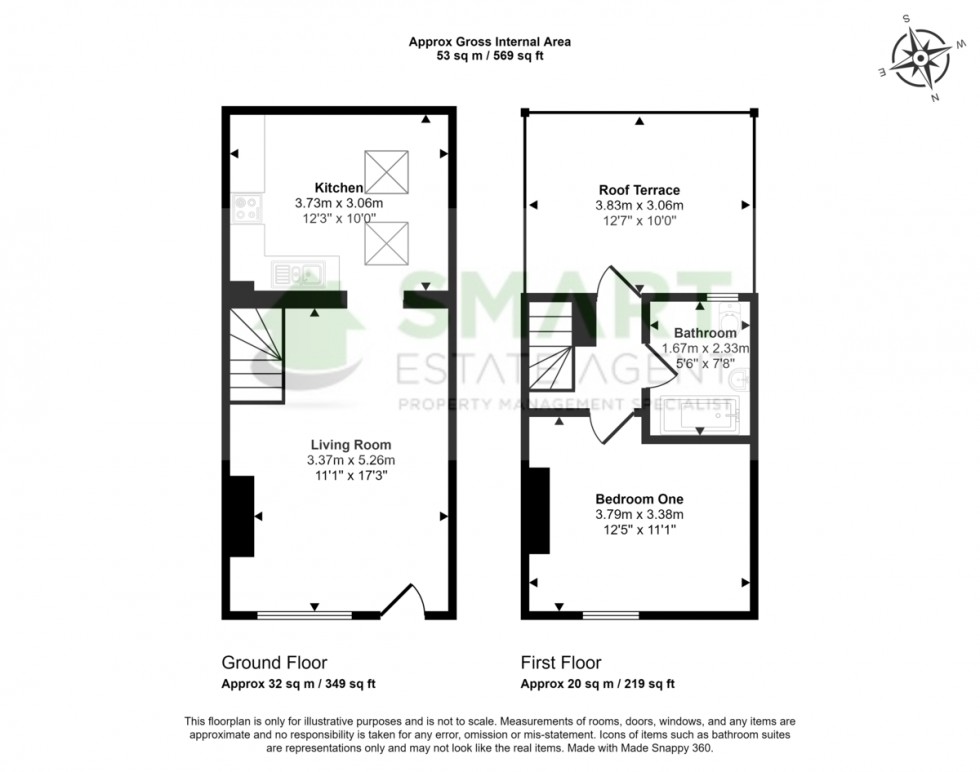 Floorplan for East Wonford Hill, Exeter