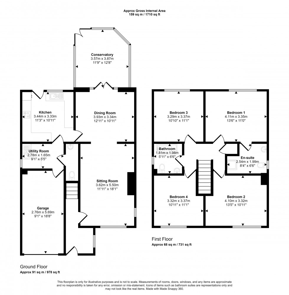 Floorplan for The Forge, Carnon Downs