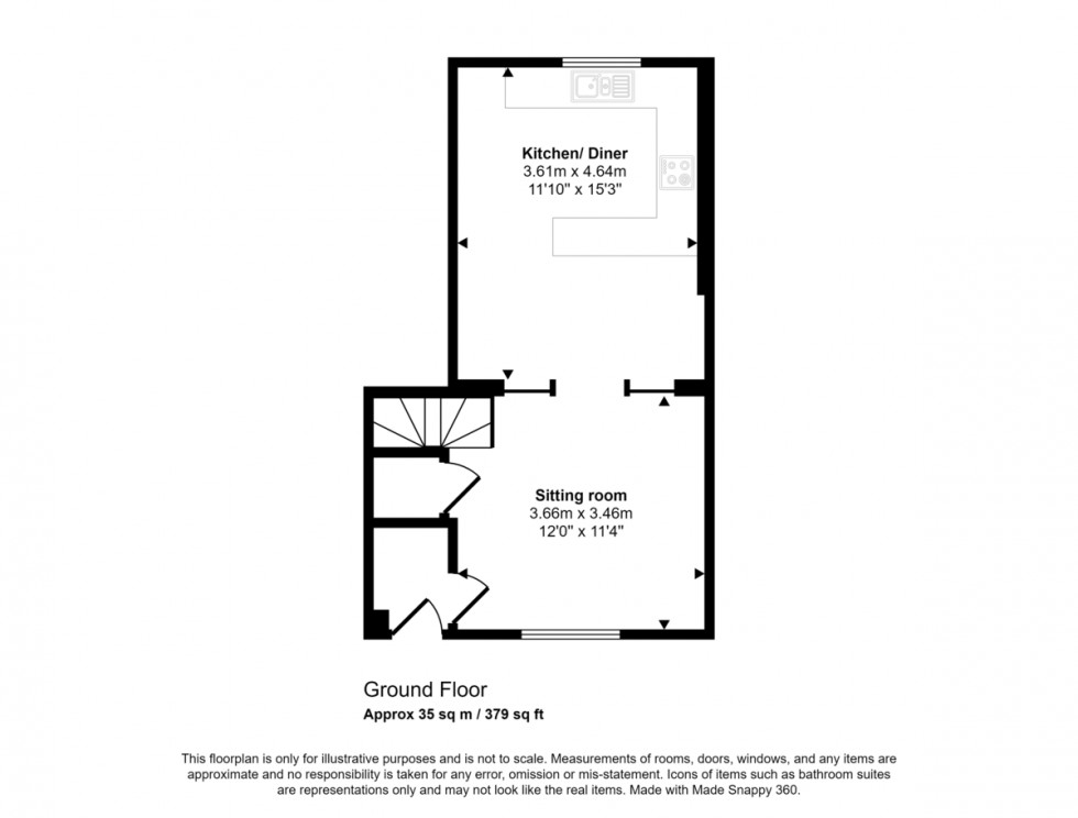 Floorplan for St Thomas Street, Penryn