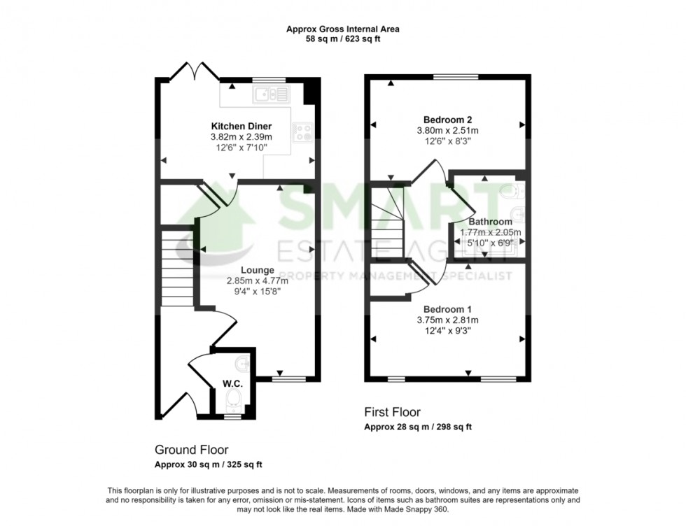Floorplan for Myrtlebury Way, Exeter