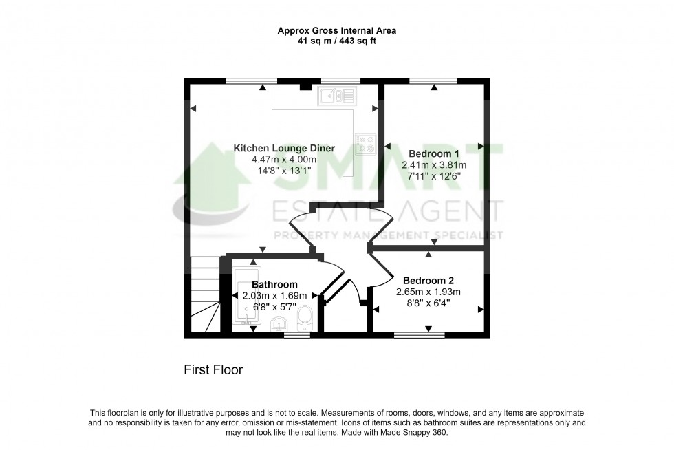 Floorplan for Acland Road, Exeter