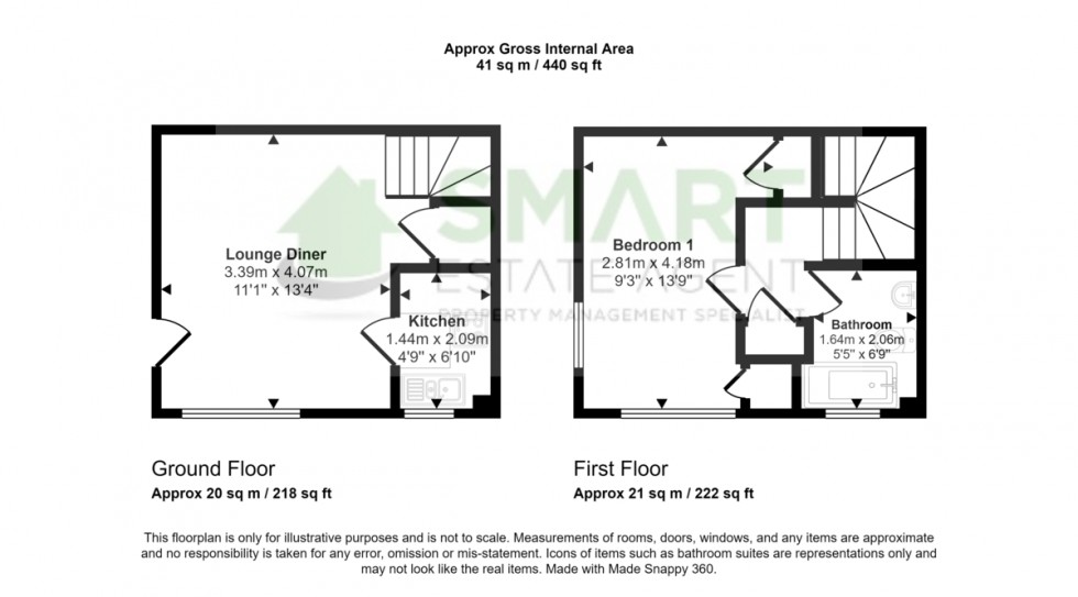 Floorplan for Canberra Close, Exeter