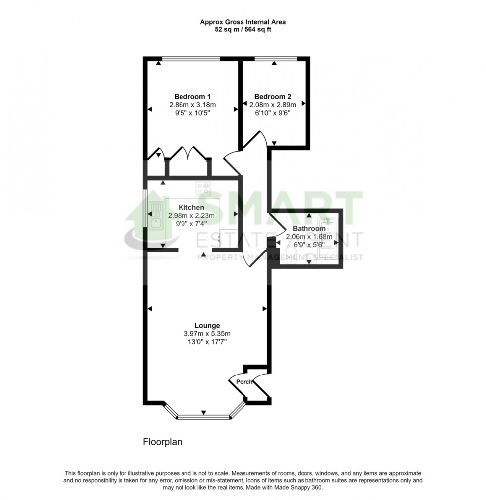 Floorplan for Topsham Road, Exeter