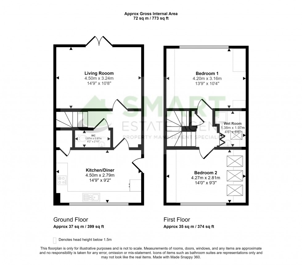 Floorplan for Clyst St. Mary, Exeter