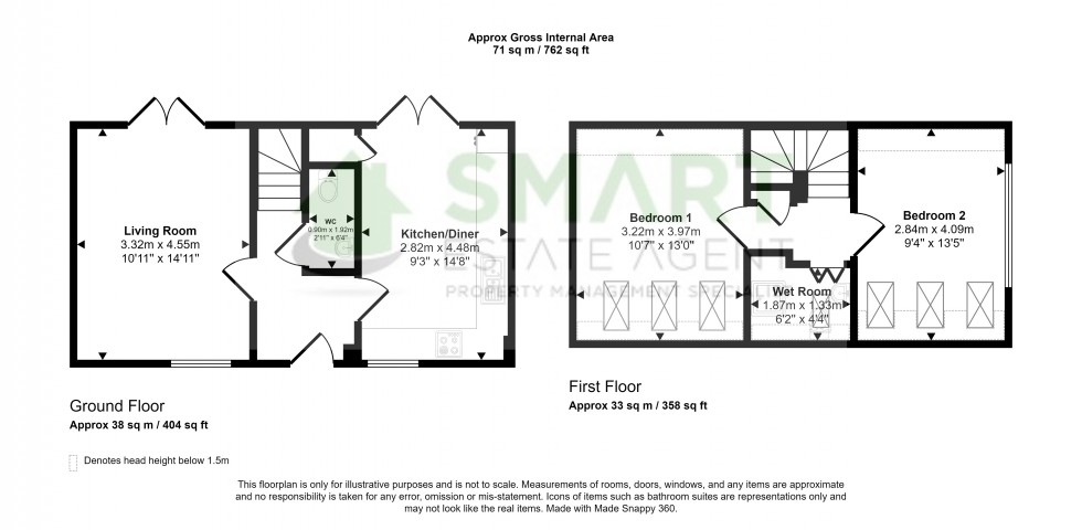 Floorplan for Clyst St. Mary, Exeter