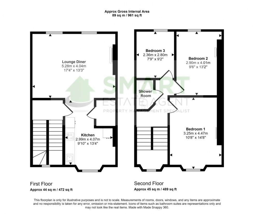 Floorplan for Fore Street, Exeter