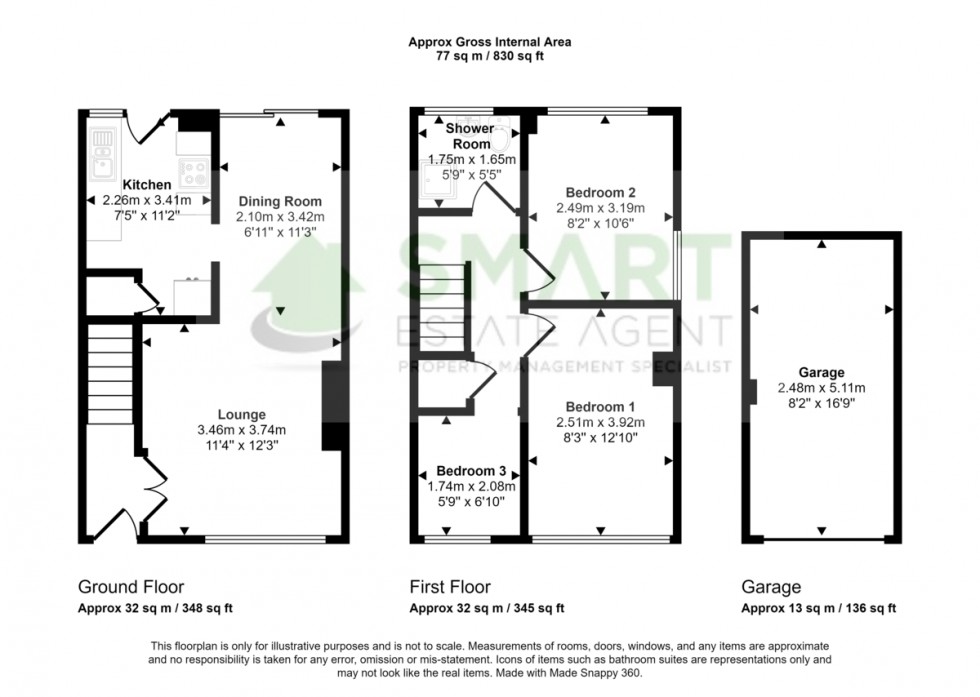 Floorplan for Chancel Lane, Exeter