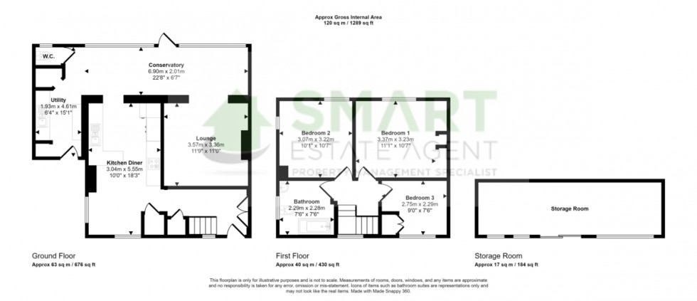 Floorplan for Masefield Road, Exeter
