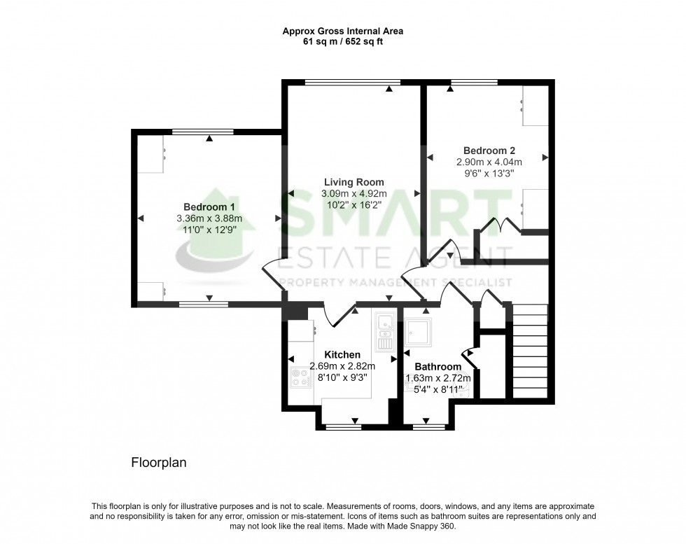 Floorplan for Harrington Lane, Exeter
