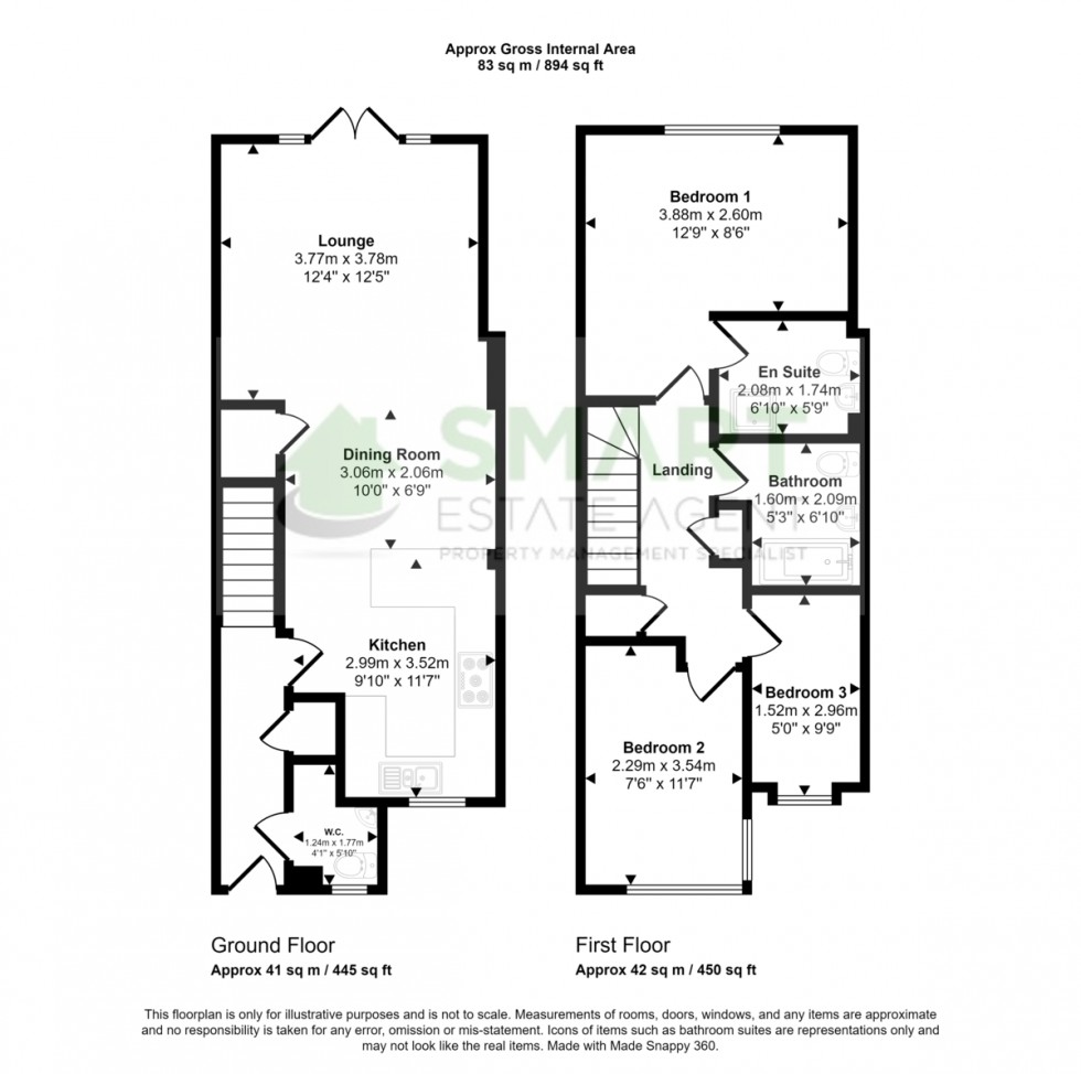 Floorplan for Zenith , Magdalen Road