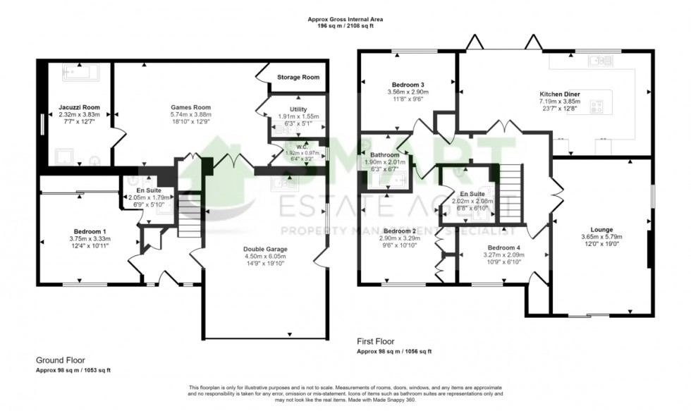 Floorplan for St. Peters Mount, Exeter