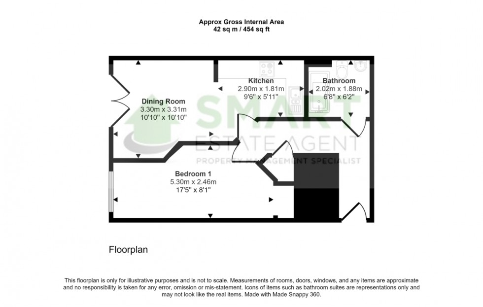 Floorplan for Acland House , Verney Street