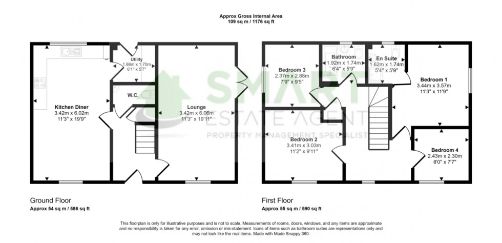 Floorplan for Nile Road, Exeter