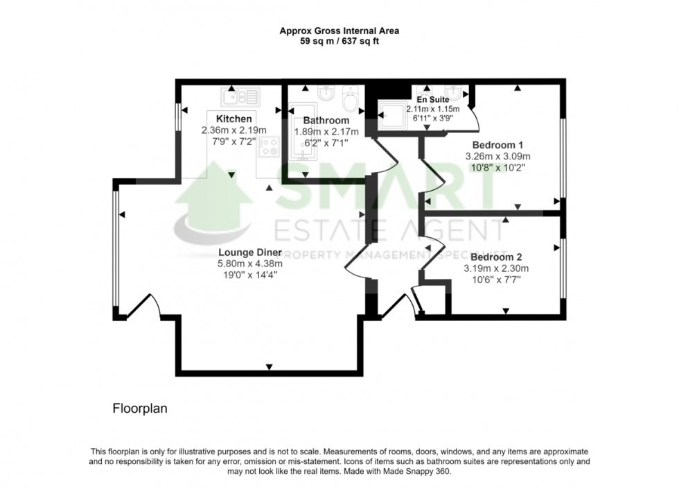 Floorplan for Park View, Prospect Place