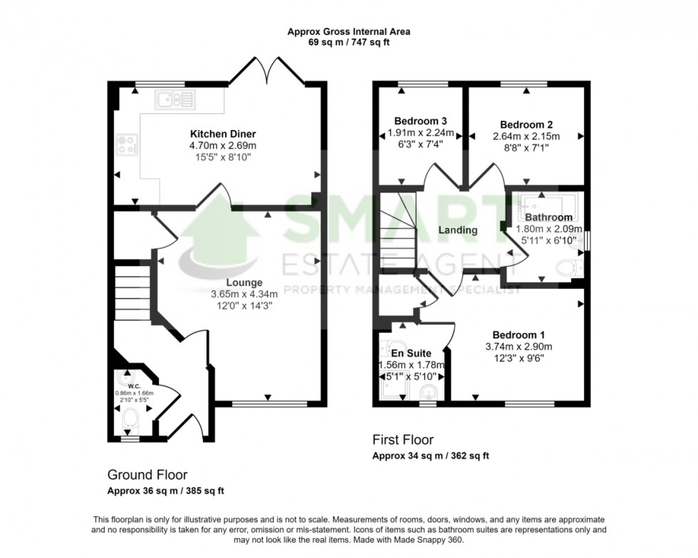 Floorplan for Linton Road, Exeter