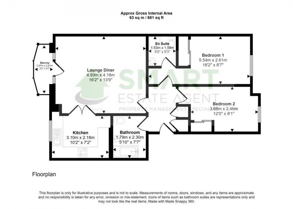 Floorplan for Haven Road, Exeter