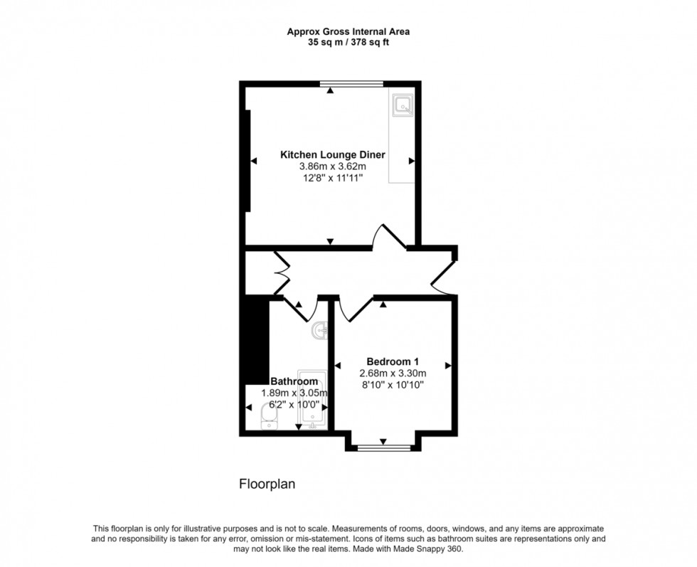 Floorplan for Broad Street, Penryn