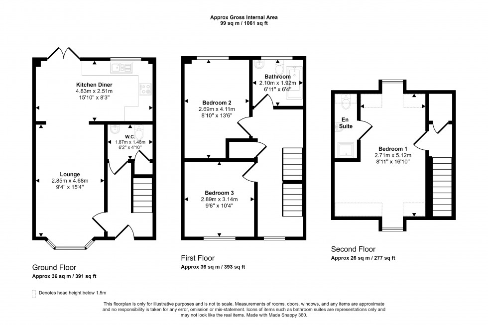 Floorplan for Trenoweth Road, Falmouth