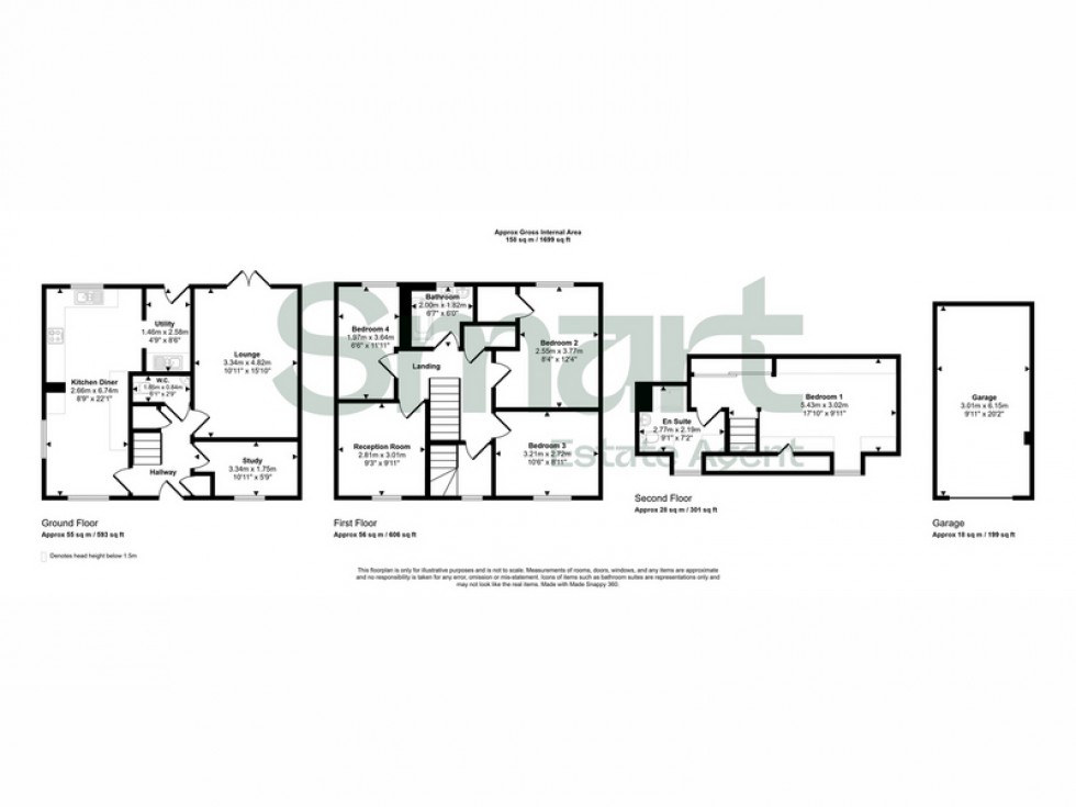 Floorplan for Sybil Mead, Exeter
