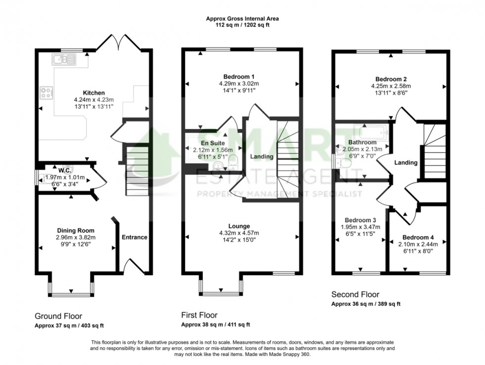 Floorplan for Jack Sadler Way, Exeter