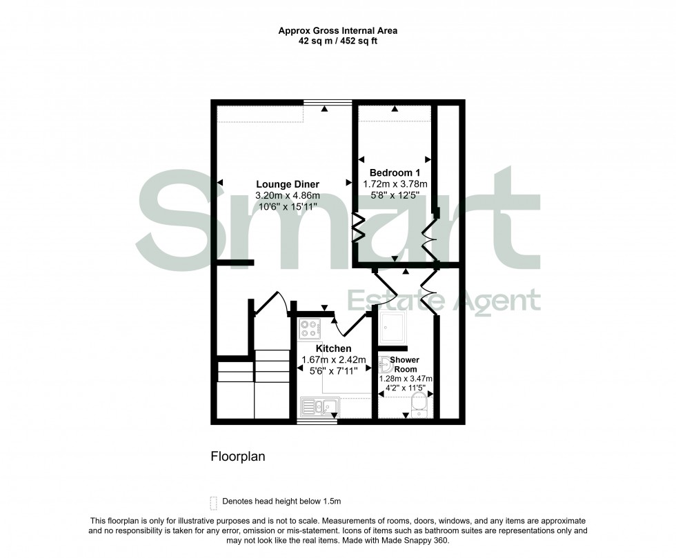 Floorplan for Pennsylvania Road, Exeter