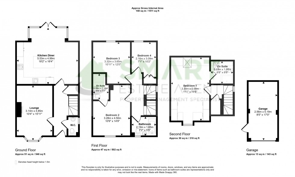 Floorplan for Sluggett Place, Exeter