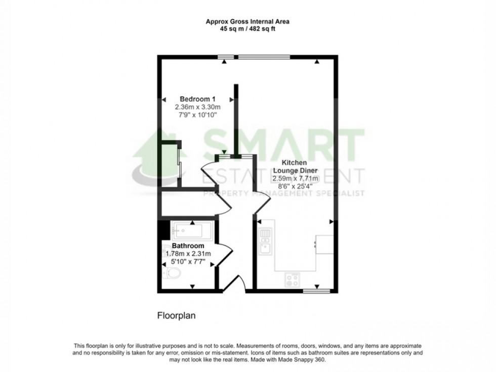 Floorplan for Princesshay Square, Exeter