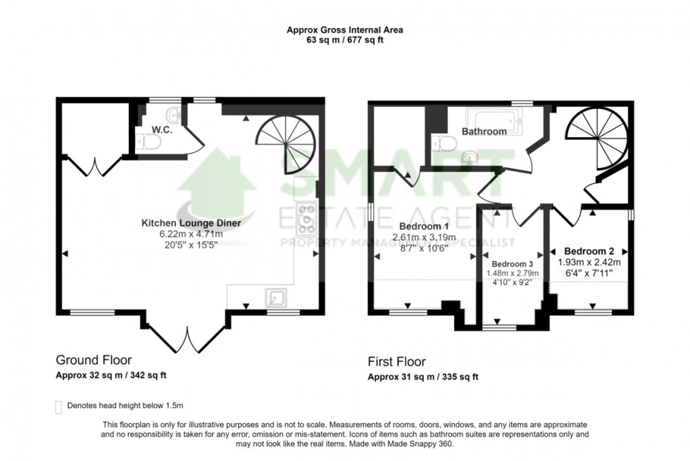 Floorplan for Dunsford, Exeter