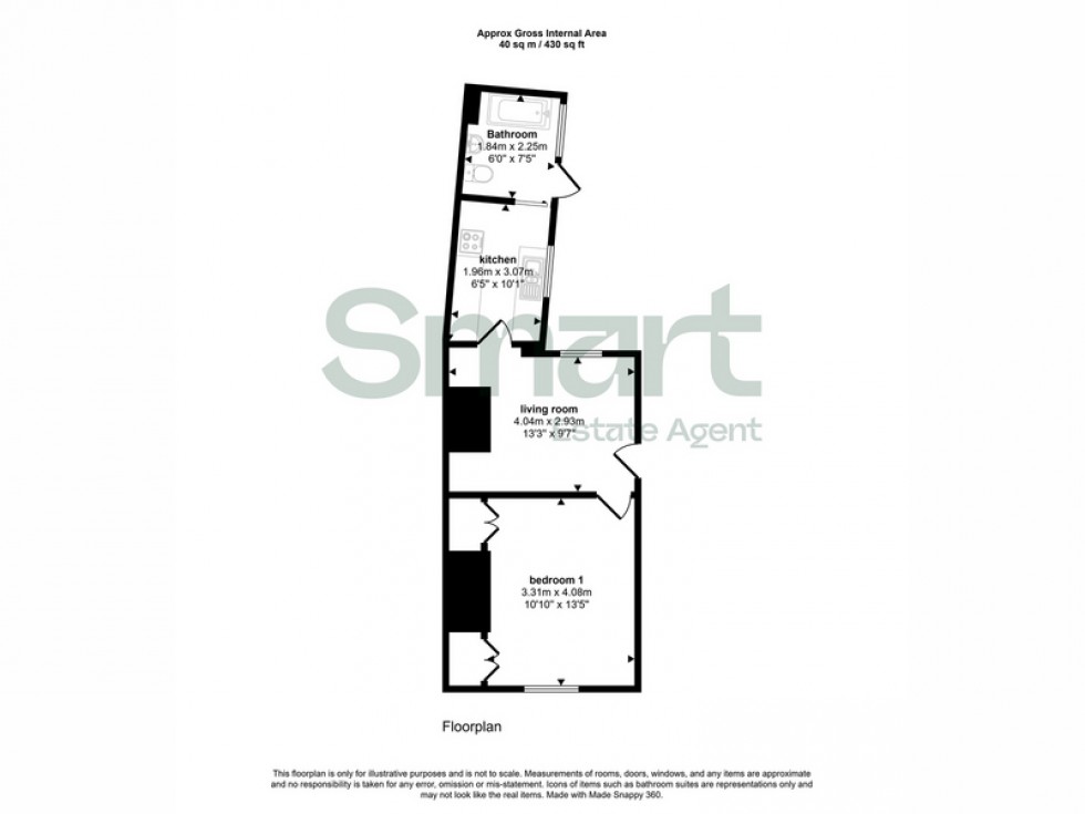 Floorplan for Old Tiverton Road, Exeter