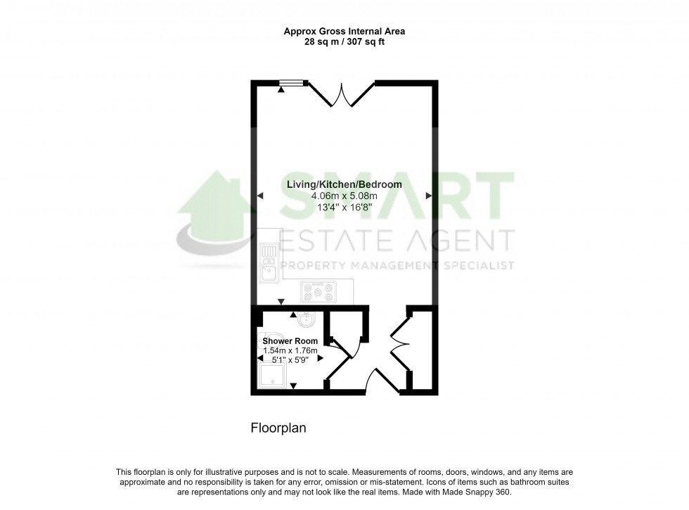 Floorplan for New North Road, Exeter