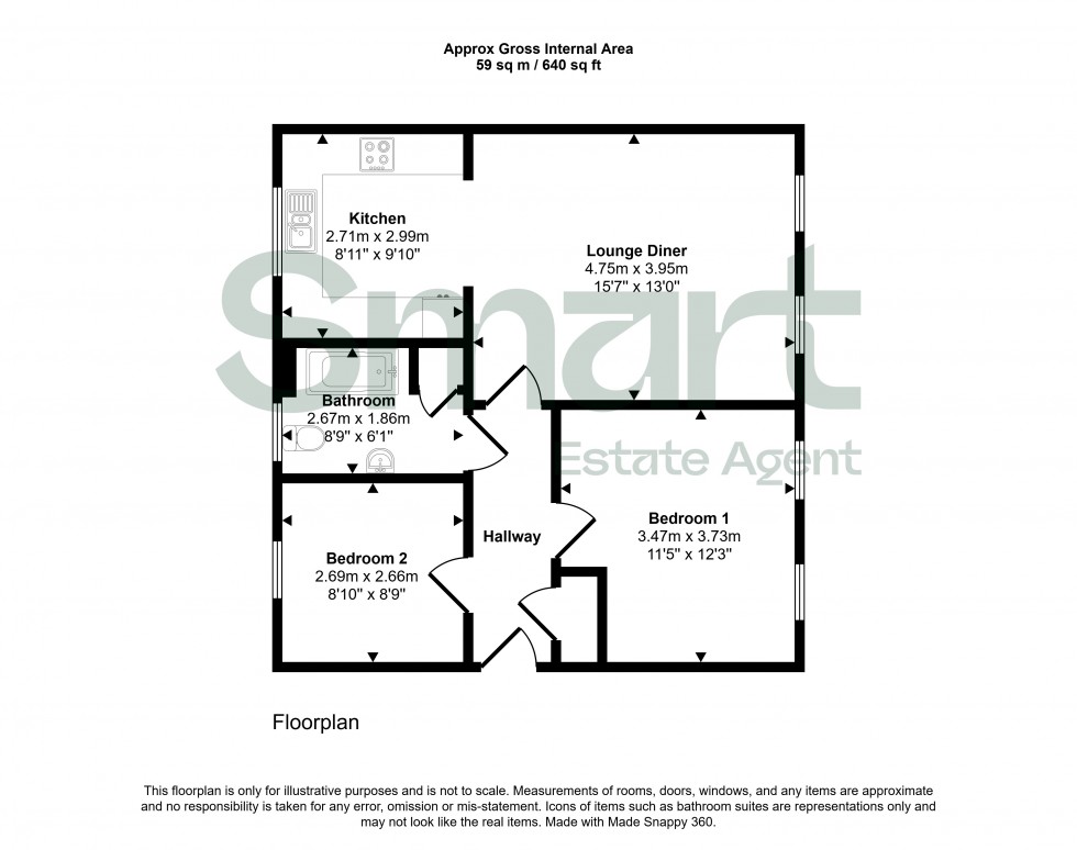 Floorplan for Blakeslee Drive, Exeter