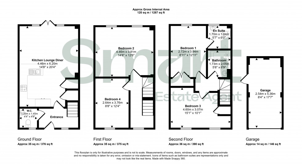 Floorplan for Cranbrook, Exeter