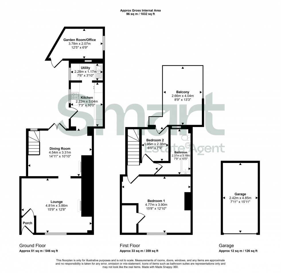 Floorplan for Thorverton, Exeter