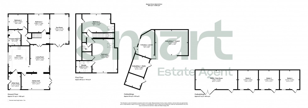 Floorplan for Dunsford, Exeter