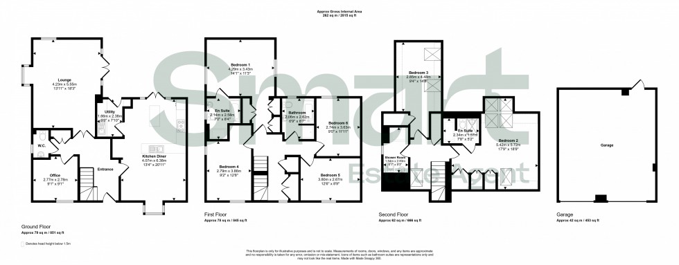 Floorplan for Sand Grove, Exeter