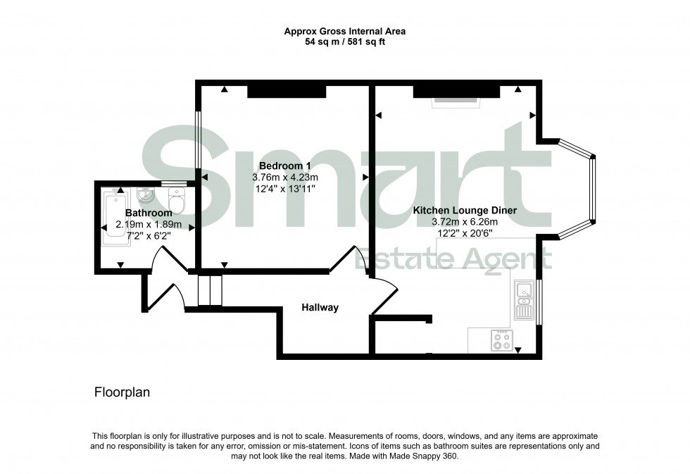 Floorplan for Imperial Road, Exmouth