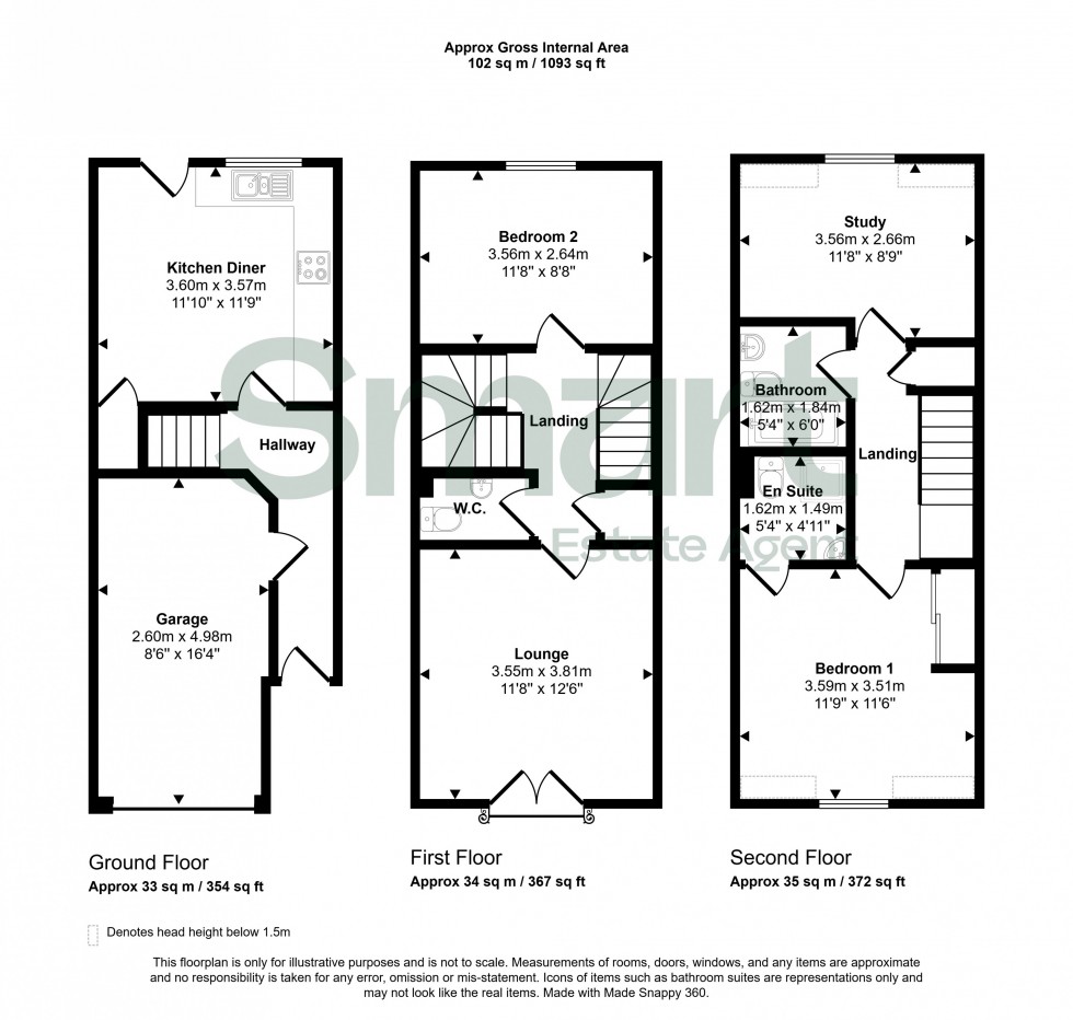 Floorplan for Chandlers Walk, Exeter