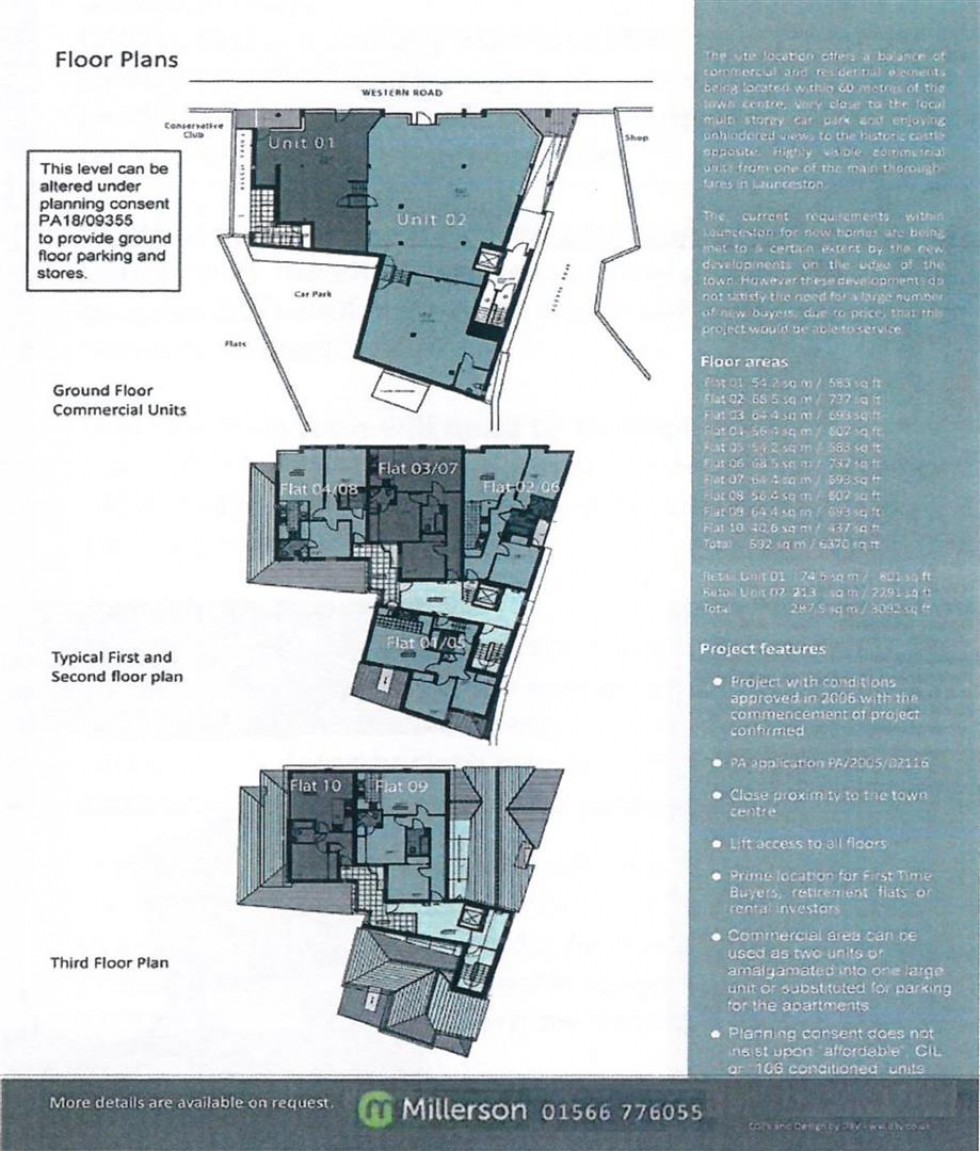 Floorplan for Castle Gate, Launceston