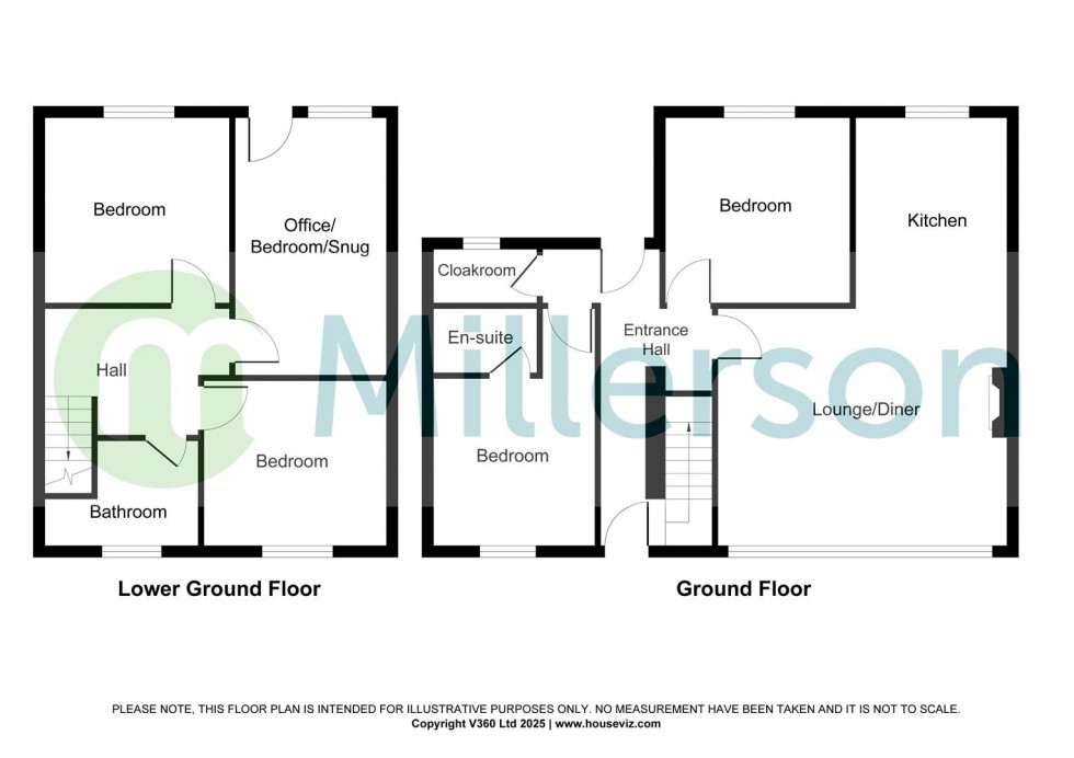 Floorplan for Woodgrove Park, Polgooth, St. Austell
