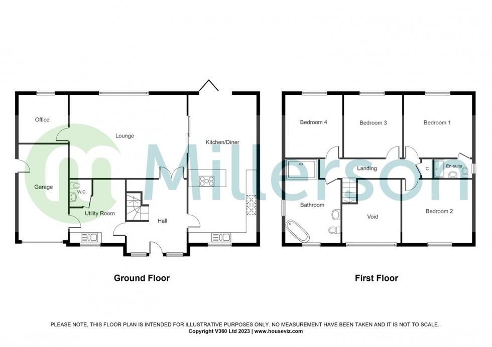Floorplan for St. Cyriac, Luxulyan, Bodmin